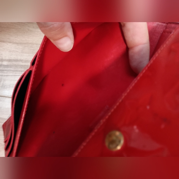 Louis Vuitton Vernis Porte Trevor International Wallet RED - Picture 11 of 14